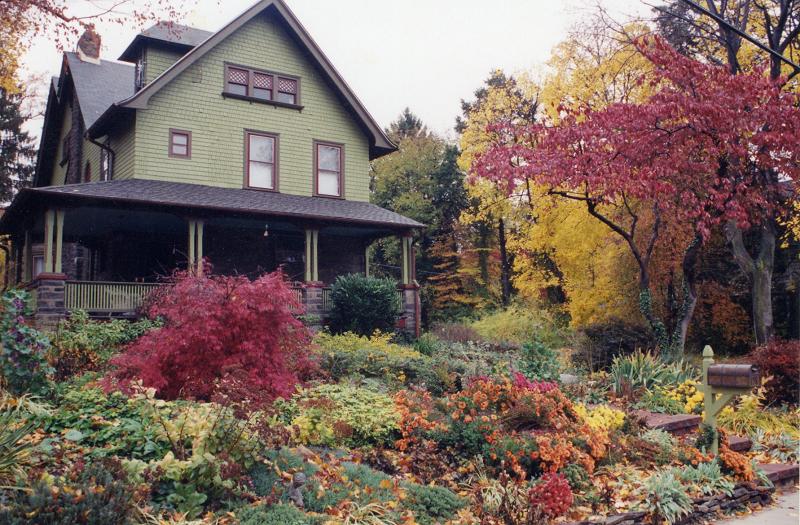 Front view in the fall