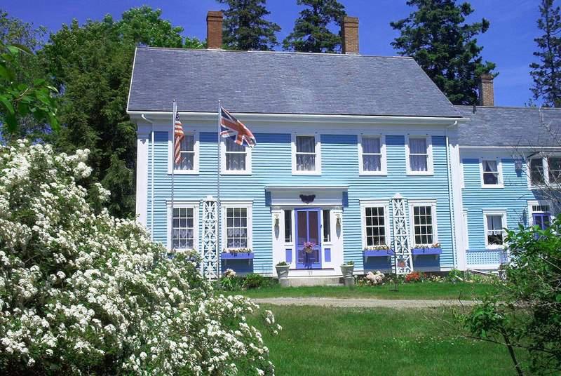 Spring view of the inn