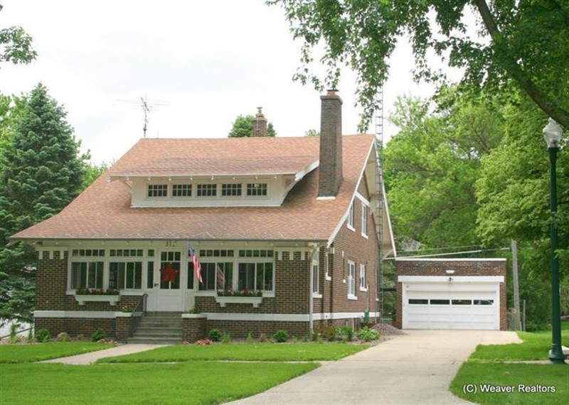 Big, Beautiful, Brick and Wood Home