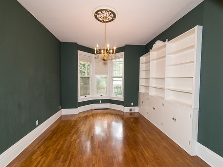 Dining room with built-ins