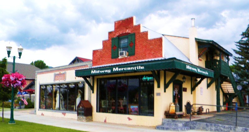 the Midway Mercantile (antique store & art gallery)