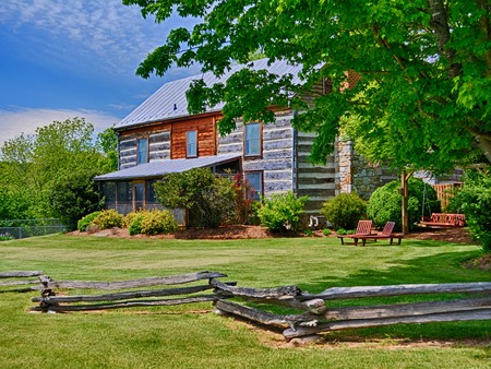 1858 Log Home photo
