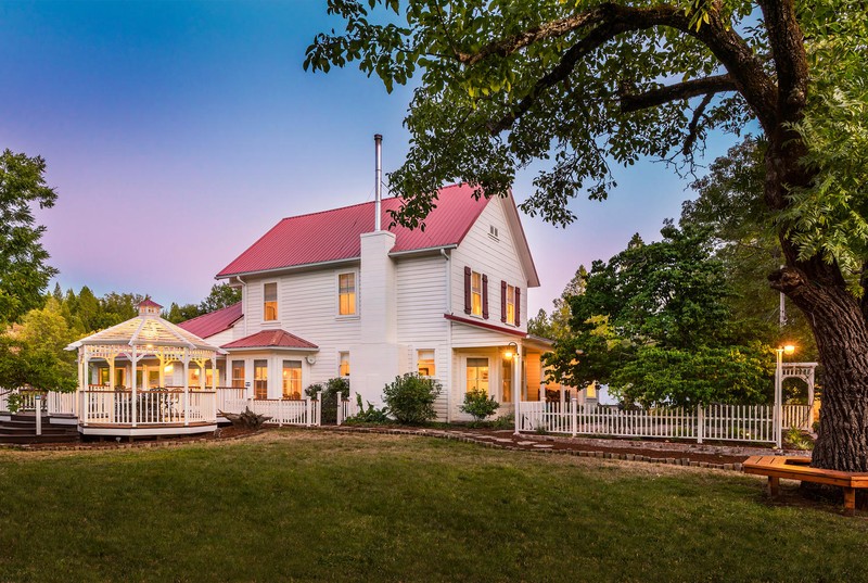 Farmhouse at Sunset