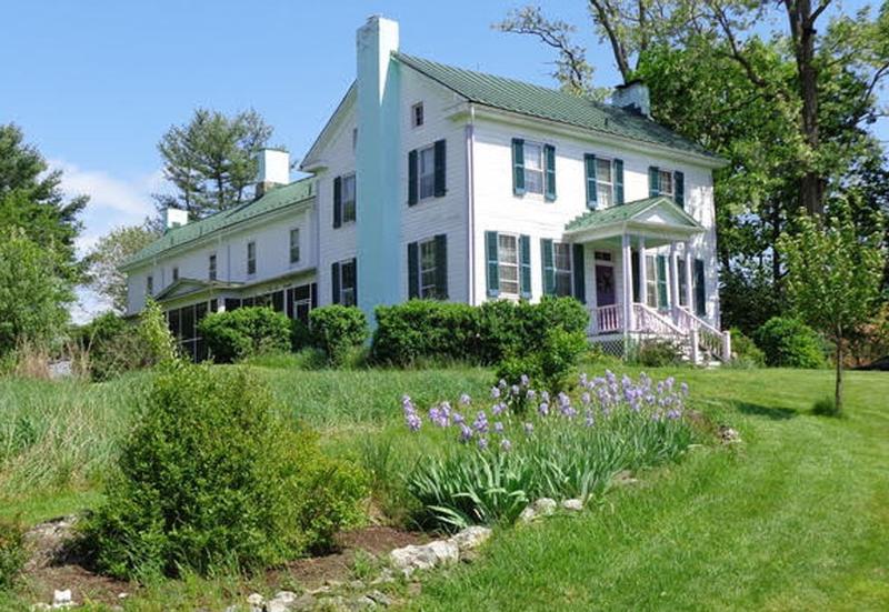 Inviting front lawn and plantings