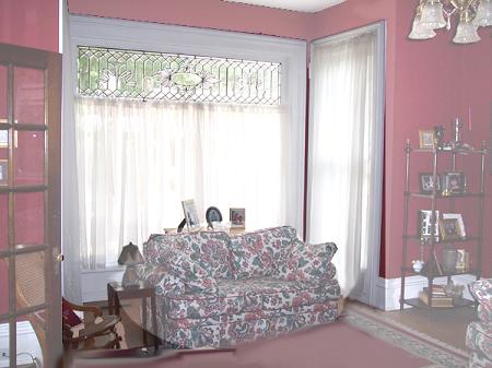 Large case window in living room