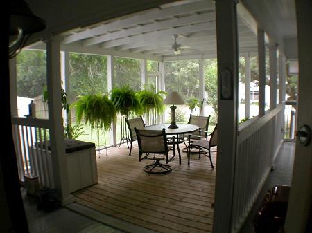 Screend Sitting Porch