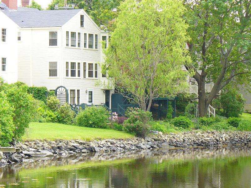 Rear of home facing water