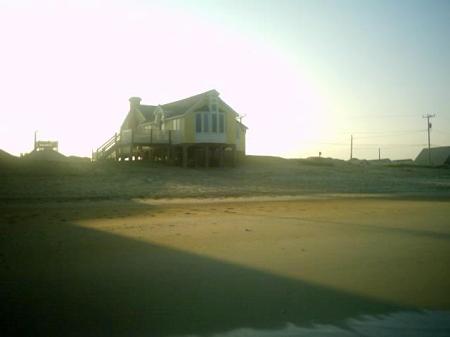 back site of the property, view from the ocean to the house