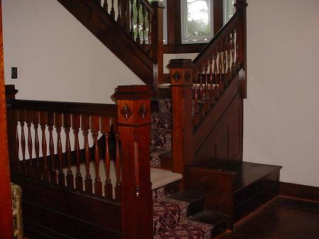 Elegant staircase & foyer