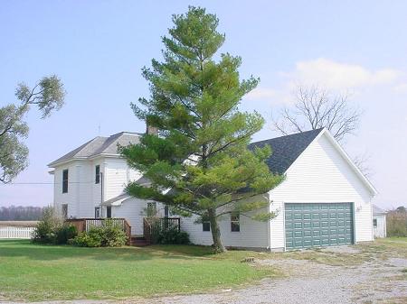 Rear view of home