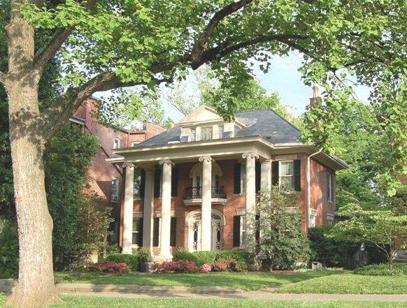 Front view of a Stately and Elegant home