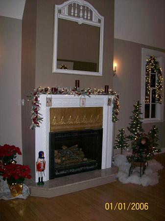 Extra large gas fireplace