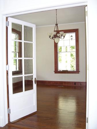 French Doors to Library
