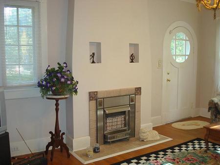 Mock Fireplace Area