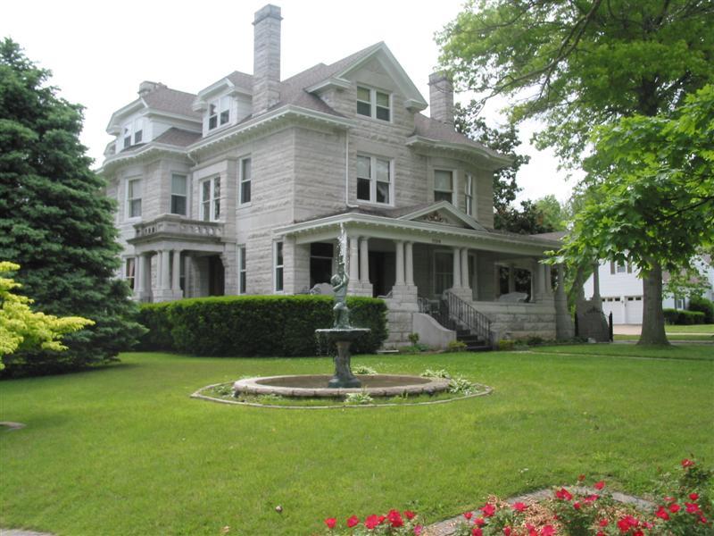 The Leggett House in the Spring