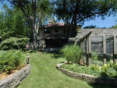 Backyard with Arbor Garden