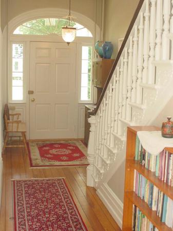 Gleaming Hardwood Entry