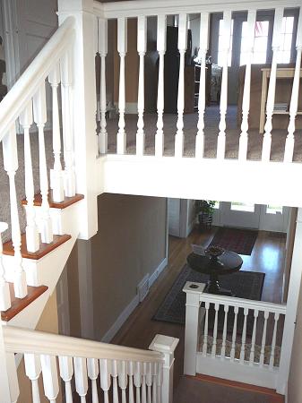 Stairs to second floor