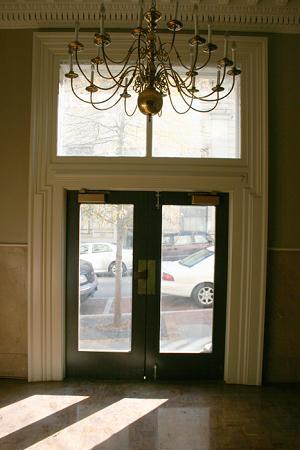 Entryway to Upper Floors