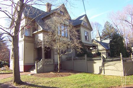 Front Door and side yard