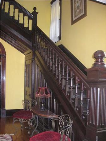 Handcarved Mahogony Staircase