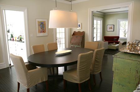 The dining room