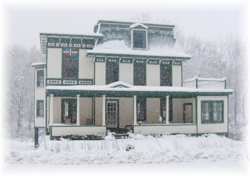 Oak Cottage in the Winter