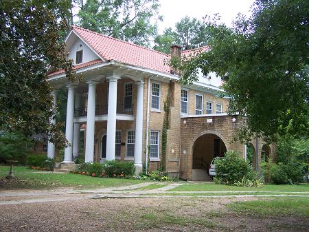 Front view of Twin Magnolias