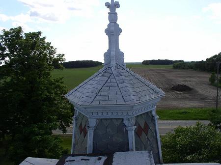 North from roof.