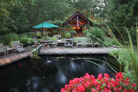 Covered Arbor - Koi Pond