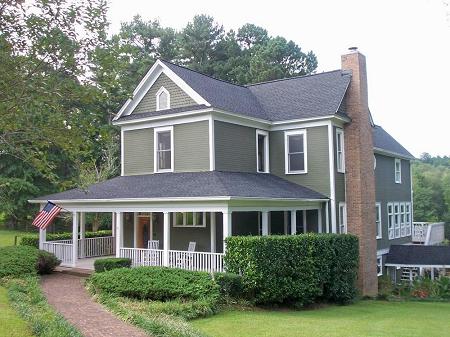 Front View with Wrap Around Porch