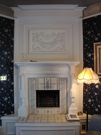 One of the Mansion's Many Fireplaces