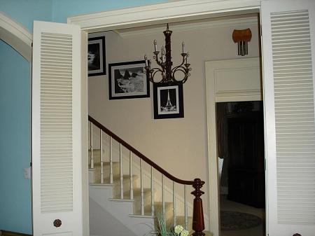 View of foyer from living room