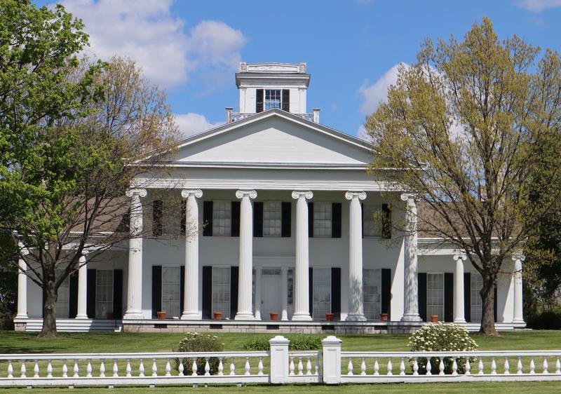 Rose Hill Mansion in early spring.