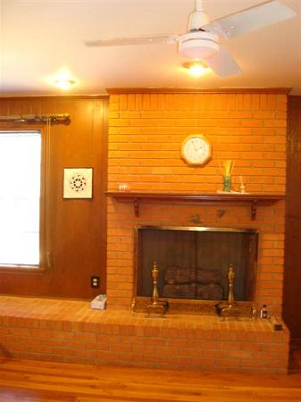 Wood Burning Fireplace