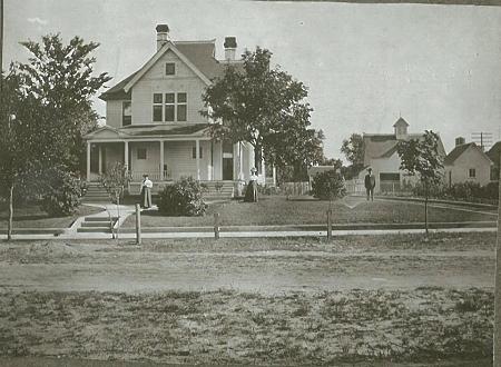 View of home in 1887