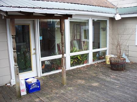 View of enclosed porch