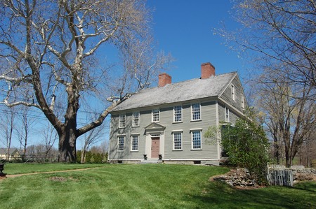 The Capt. Pollard mansion house's south elevation.