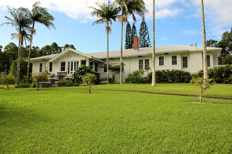 Front of the restored Plantation Managers house.