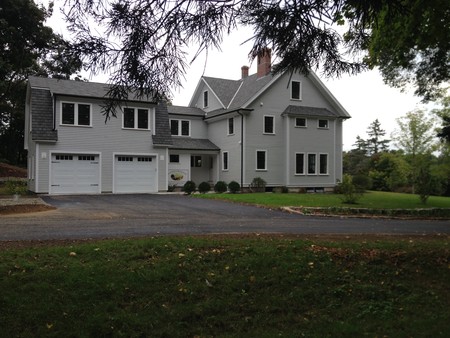 driveway side of house