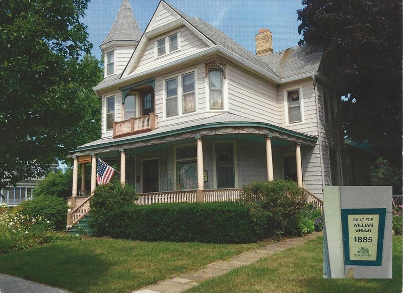 Front view with wraparound porch