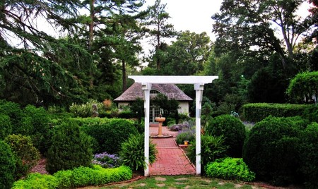 Entrance to gardens
