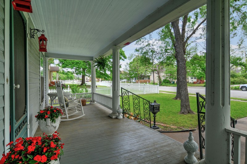 welcoming porch