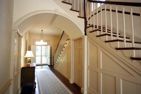 Bordley's landmark Entrance hall and stairway. 