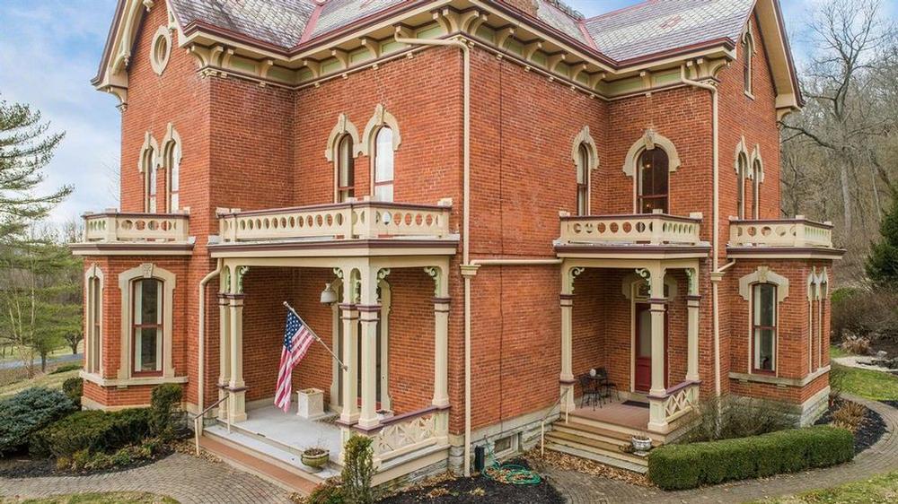1874 Second Empire Victorian For Sale in Vevay, Indiana