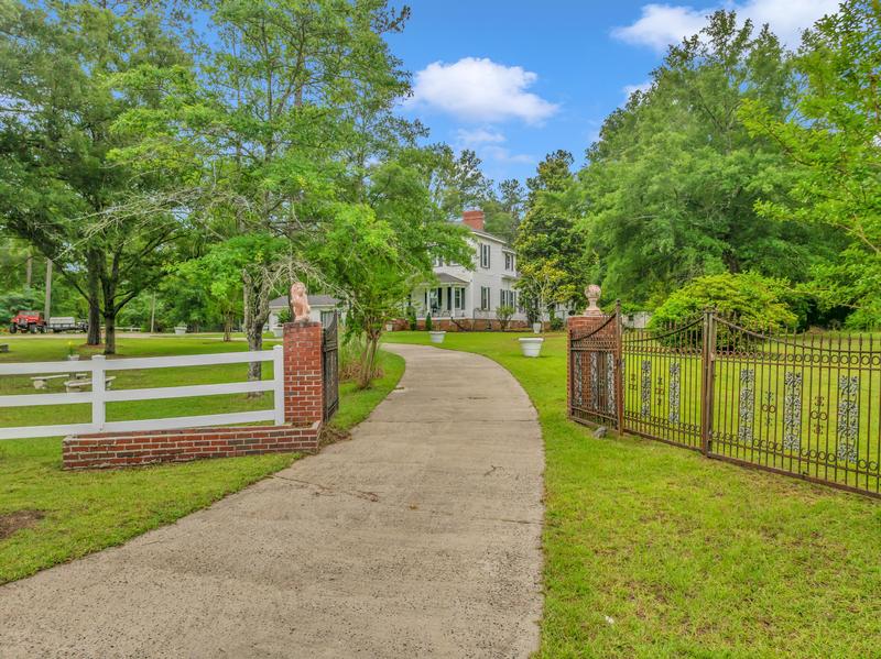 Iron gated entrances